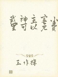 武神主宰小说哪里可以免费阅读