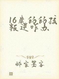 16岁的的孩子叛逆咋办