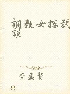 调教女总裁的小说