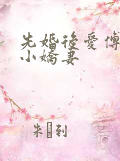 先婚后爱傅少的小娇妻
