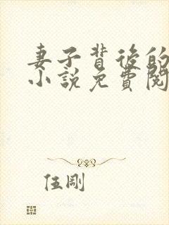 妻子背后的秘密小说免费阅读