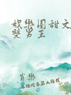 娱乐圈甜文推荐双男主