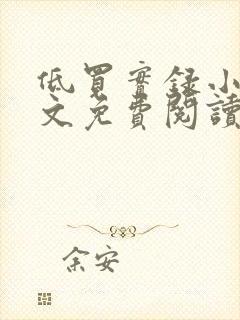 低买实录小说全文免费阅读最新章节