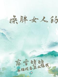 操胖女人的大逼