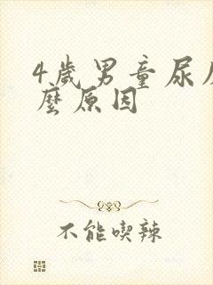 4岁男童尿床什么原因