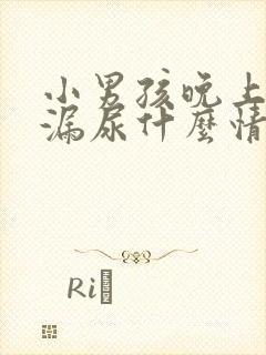 小男孩晚上睡觉漏尿什么情况