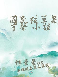 国民校草是女生有声 小说
