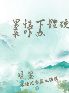 男性下体硬不起来咋办