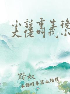 小说重生后暴躁大佬叫我小祖宗免费看