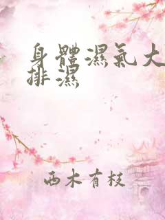 身体湿气大怎么排湿