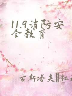 11.9消防安全教育