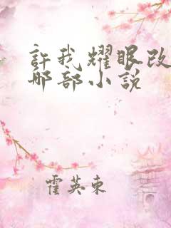 许我耀眼改编自哪部小说