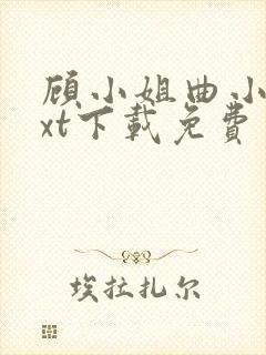 顾小姐曲小姐txt下载免费