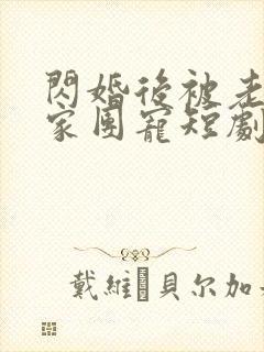 闪婚后被老公全家团宠短剧全集免费观看