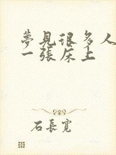 梦见很多人睡在一张床上