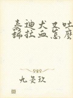 泰迪犬又吐又拉稀拉血怎么办