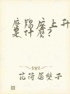 摩羯座上升星座是什么?