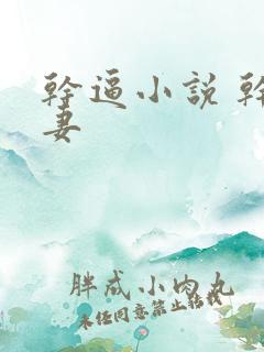 干逼小说 干人妻