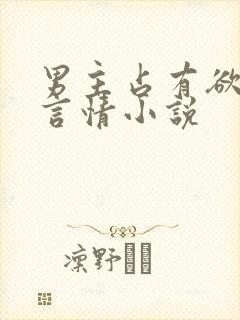 男主占有欲强的言情小说