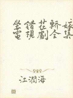 坐错花轿嫁对郎电视剧全集