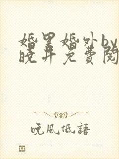 婚里婚外by叶晓井免费阅读