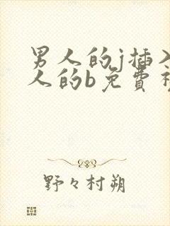 男人的j插入女人的b免费视频