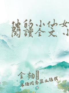 他的小仙女免费阅读全文 小说