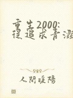 重生2000:从追求青涩校花同桌开始在线听