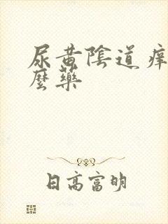 尿黄阴道痒吃什么药