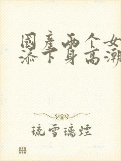 国产两个女人互添下身高潮