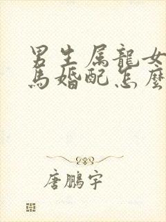 男生属龙女生属马婚配怎么样