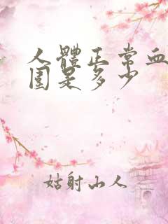 人体正常血压范围是多少