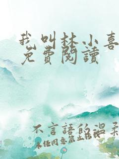 我叫林小喜全文免费阅读