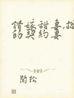 错嫁甜妻,总裁的契约妻