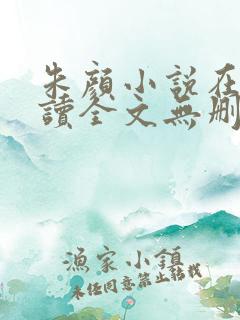 朱颜小说在线阅读全文无删减