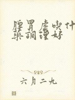 脾胃虚吃什么中药调理好