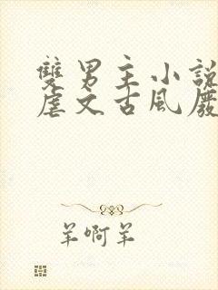 双男主小说推荐虐文古风废文完结