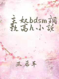 主奴bdsm调教高h小说
