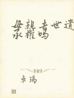 母亲去世遗产继承权吗