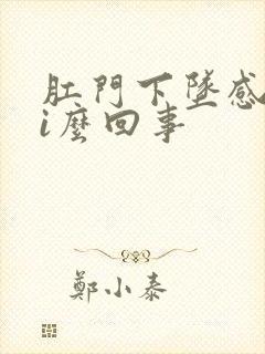 肛门下坠感是怎i么回事