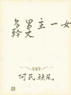 多男主一女主高干文