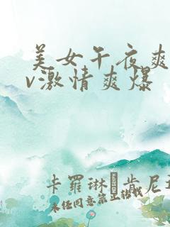 美女午夜爽爽av激情爽爆