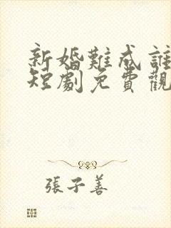 新婚难成谁知错短剧免费观看