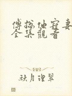 傅总他宠妻无度全集观看