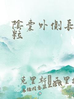 阴囊外侧长小肉粒