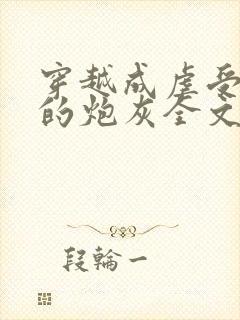 穿越成虐受文里的炮灰全文