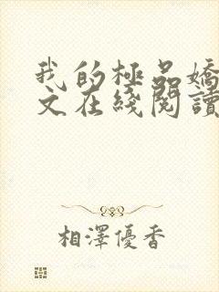 我的极品娇妻全文在线阅读