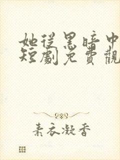 她从黑暗中走来短剧免费观看全集