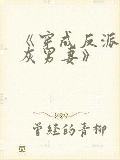 《穿成反派的炮灰男妻》