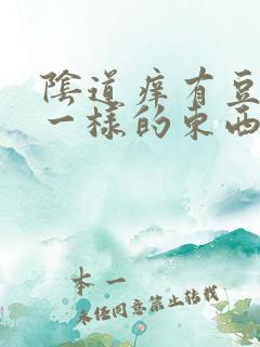 阴道痒有豆腐渣一样的东西